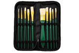  Bộ 10 cây cọ vẽ màu dầu tặng túi đựng cọ-Colormate 