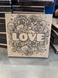  Canvas gỗ tô màu 8x8 inch 