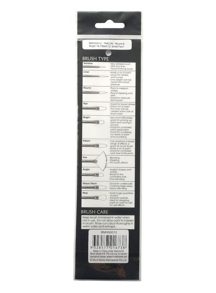  Bộ 4 Cây Cọ Vẽ Màu Acrylic Mẫu 4 