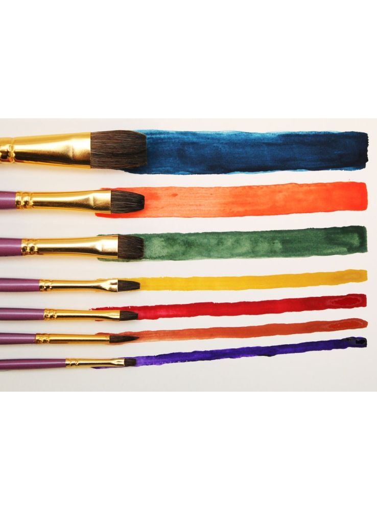  Bộ 7 Cây Cọ Vẽ Màu Nước 