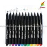  Bộ 12 Bút Lông Kim Perma Marker FT-07-Colormate 