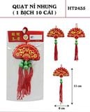  Dây treo quạt nỉ nhung 11cm 