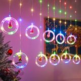  Đèn Led Dây Tròn Noel - Màu 3M Pin Remote 