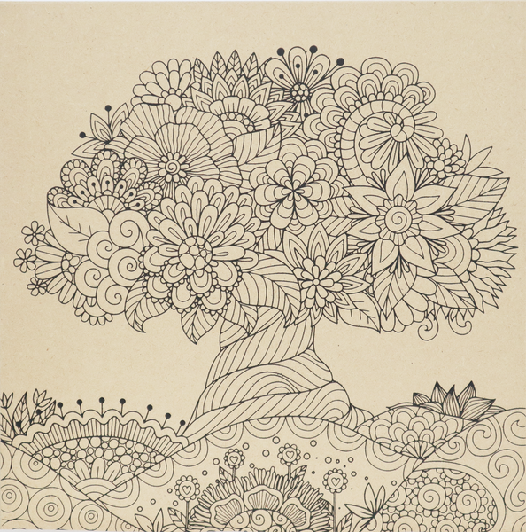  Canvas Gỗ Tô Màu 12x12-Colormate 