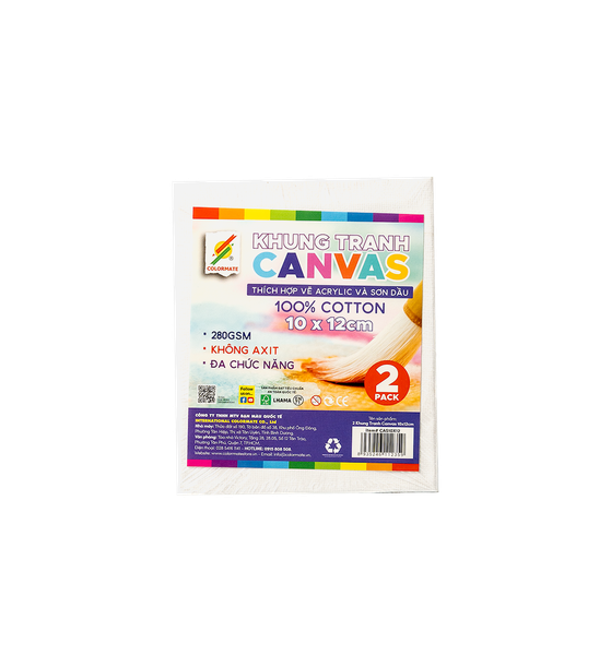  Bộ 2 khung tranh canvas mini-Colormate 