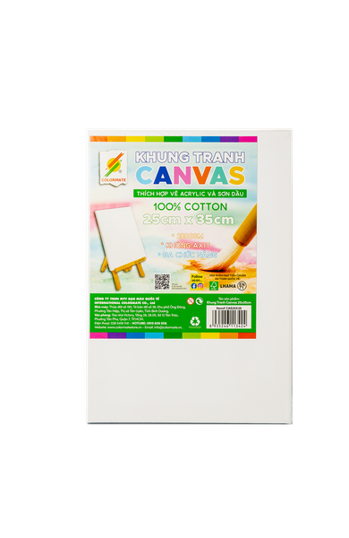  Khung tranh canvas 25x35cm-Colormate 