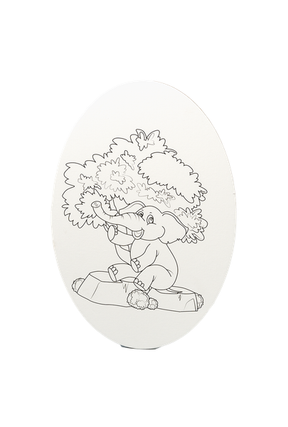  Bảng canvas in oval 20x30cm-Colormate 