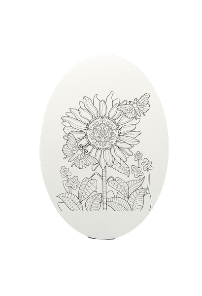  Bảng canvas in oval 20x30cm-Colormate 