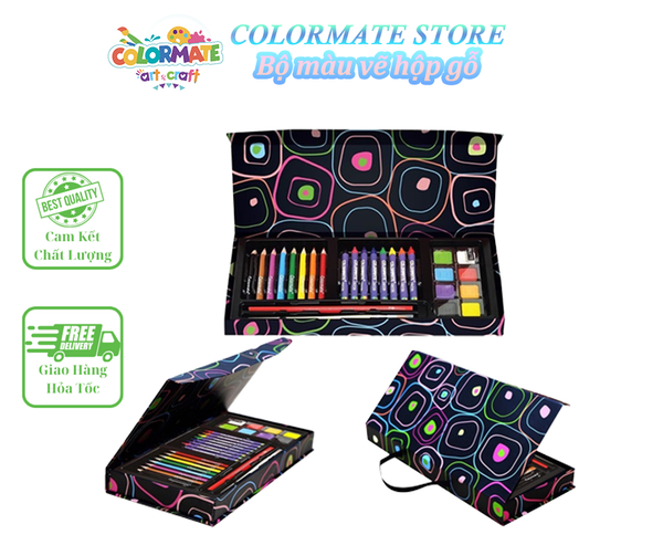 Bộ Màu Vẽ Hộp Giấy Cao Cấp MS-28PB 