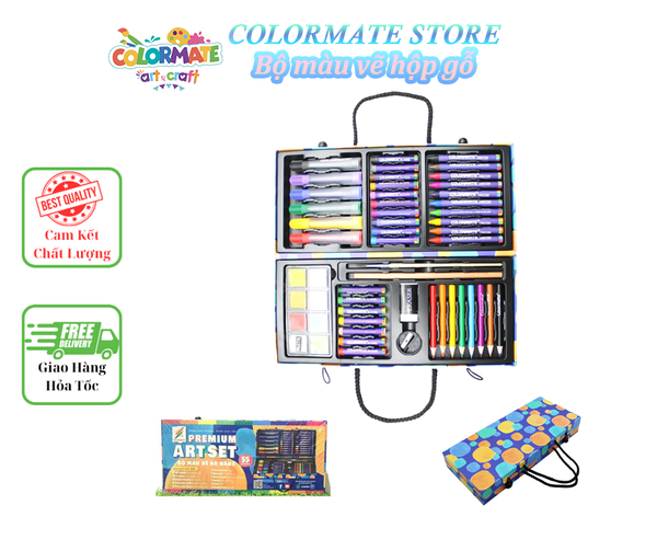  Bộ Màu Vẽ Hộp Giấy Cao Cấp M55-Colormate 