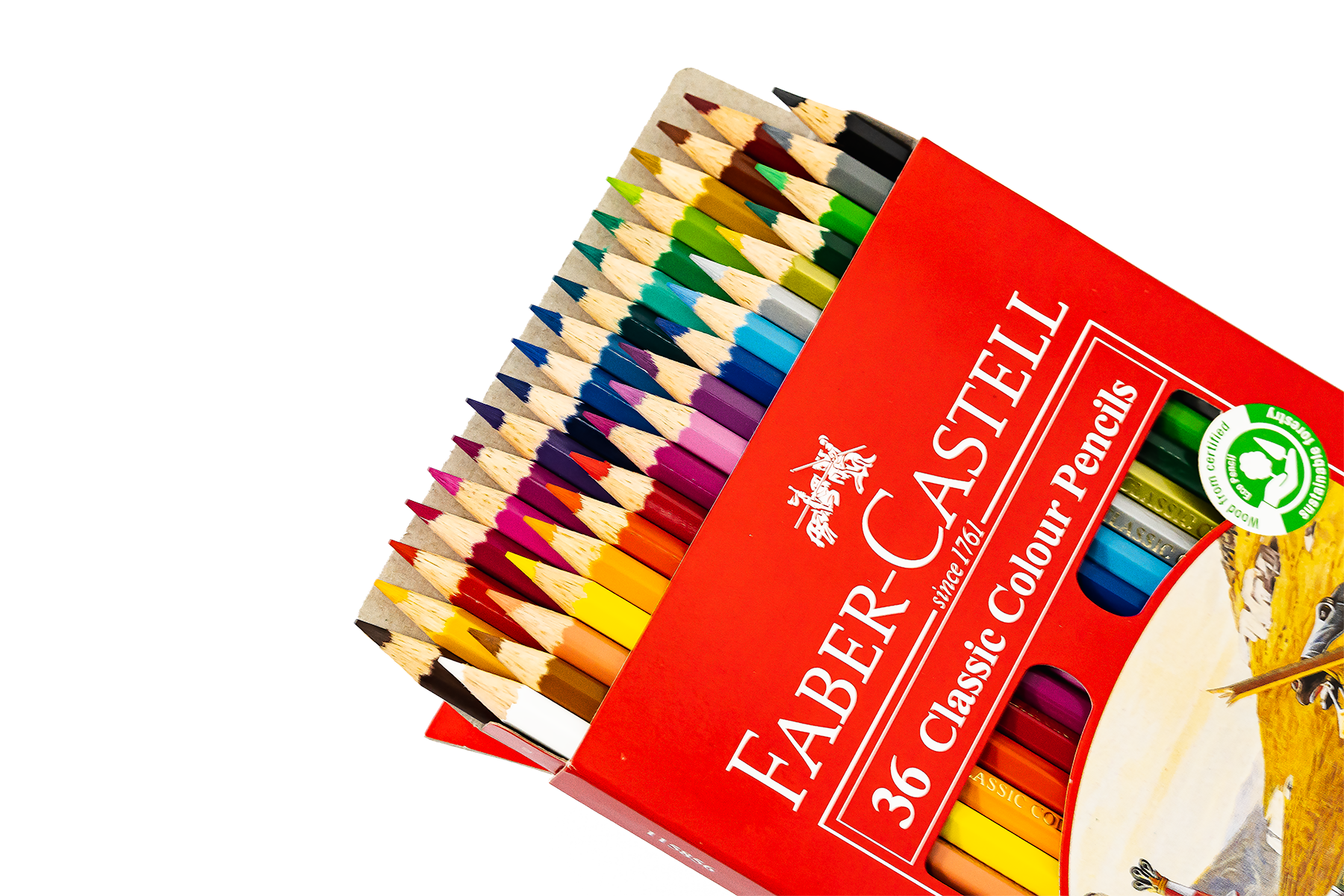  Chì Màu Classic Knight - 36 Màu Dài + Chuốt 