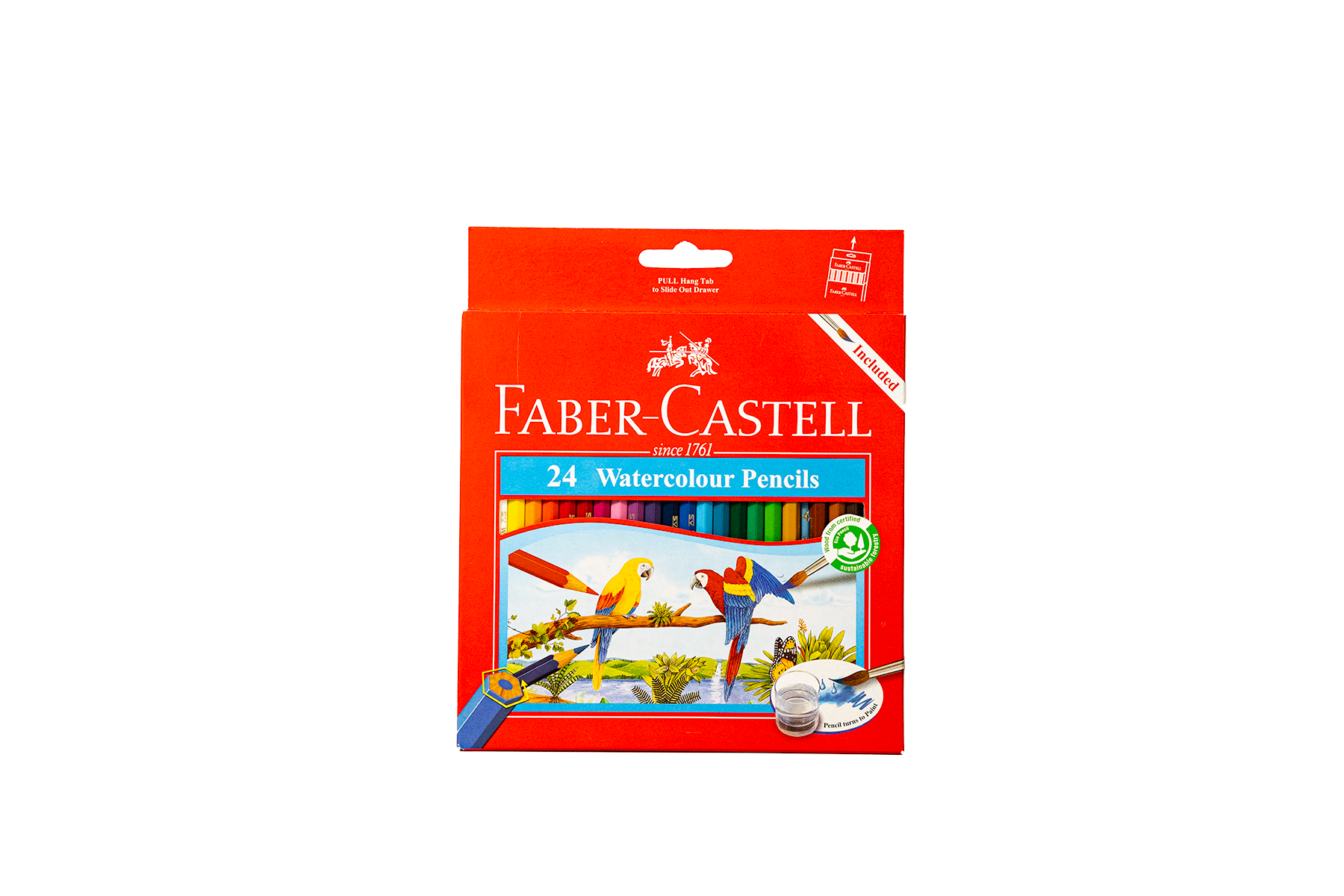  Chì Màu Nước Parrot - 24 Màu Dài 