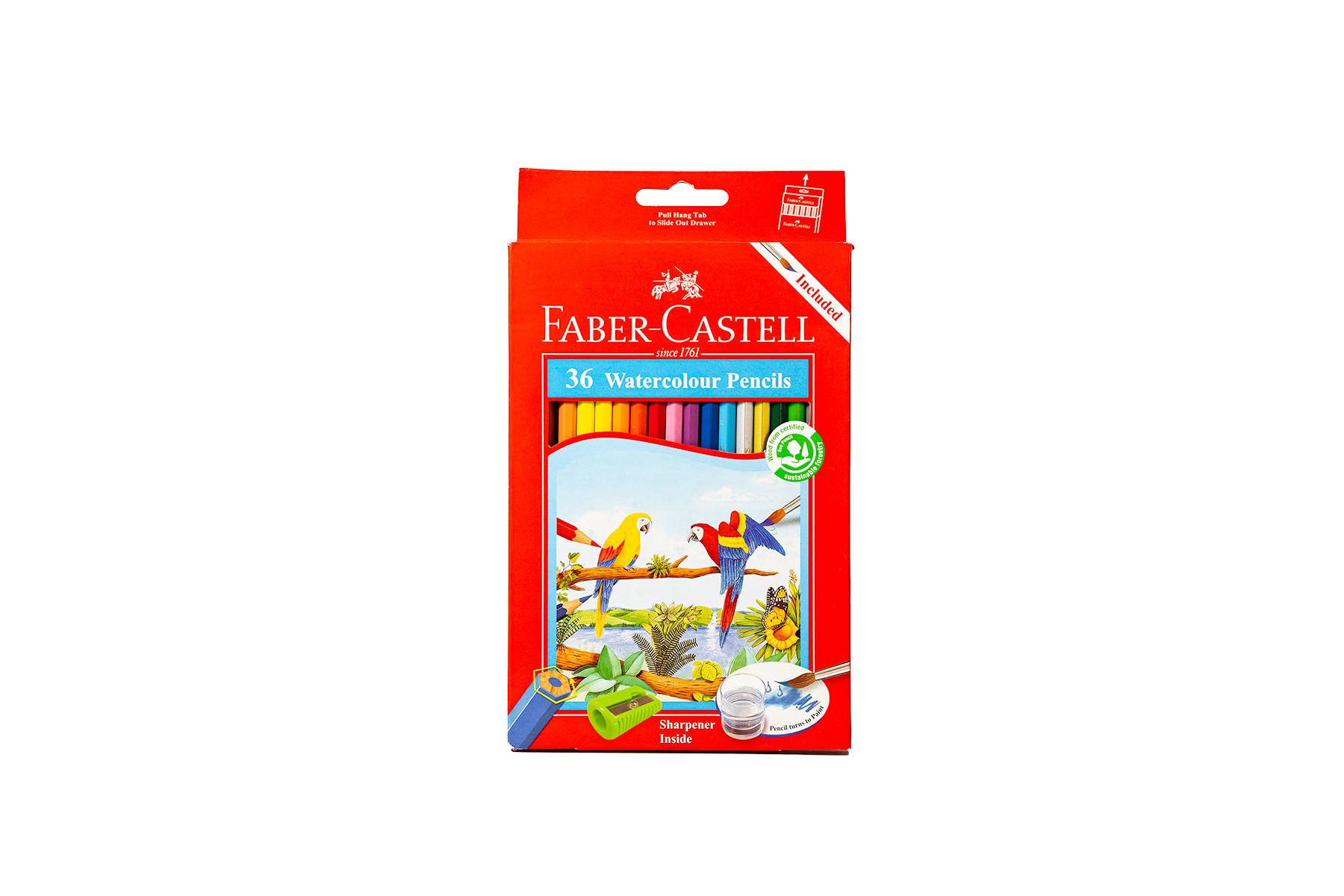  Chì Màu Nước Parrot - 36 Màu Dài 