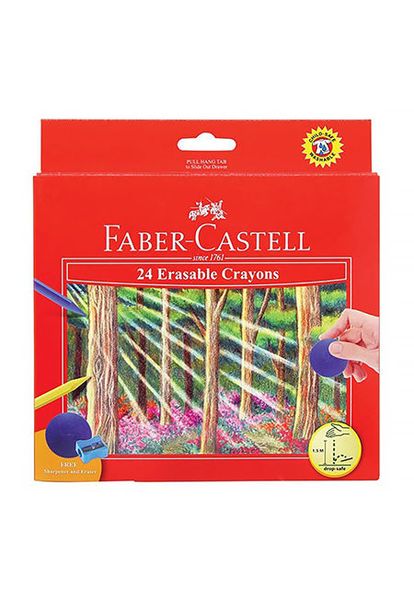  Bút Sáp Màu - 24 Màu (Có Thể Tẩy Được) 