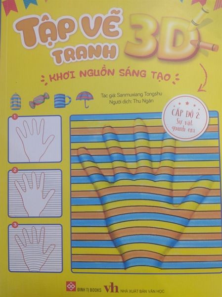  Tập vẽ tranh 3D, khơi nguồn sáng tạo 