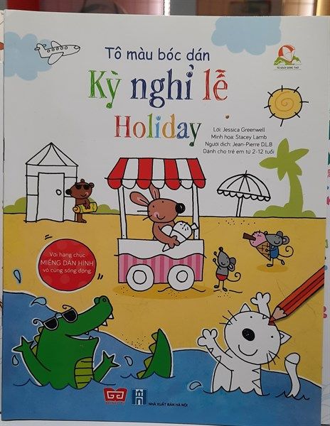  Tô màu bóc dán - Kỳ nghỉ lễ - Holiday_ST_USB 