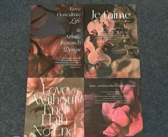  Giấy kraft hoa lan 