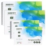  SỔ HAPPY LÒ XO A5 300G 15S 