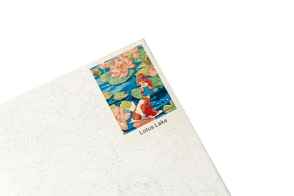  Tranh Tô Màu Số Hoá LOTUS LAKE A3-Colormate 