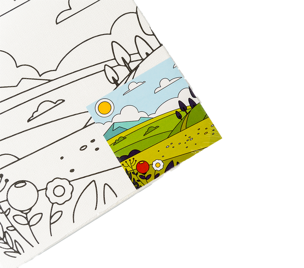  Canvas tô màu kèm giá vẽ 