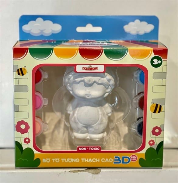  Bộ tô tượng thạch cao 3D 