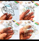  Set Glass Painting 