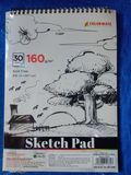  Tập Giấy Vẽ Sketch Pad A4 - 160 GSM-30 Tờ 