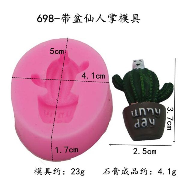  Khuôn xương rồng chậu một cây 