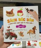  Sách bóc dán phát triển ngôn ngữ và nhận biết 