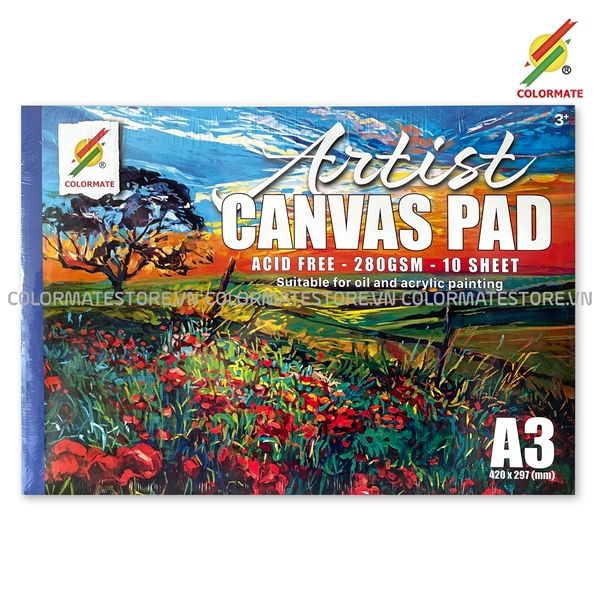 Sổ Canvas A3 10 Tờ 280GSM-Colormate 