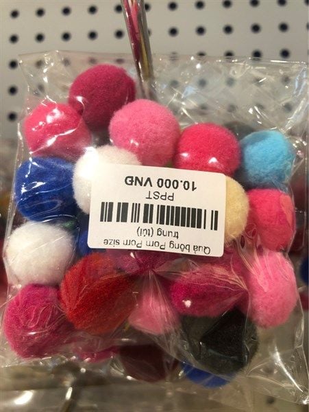  Quả bông Pom Pom size trung 