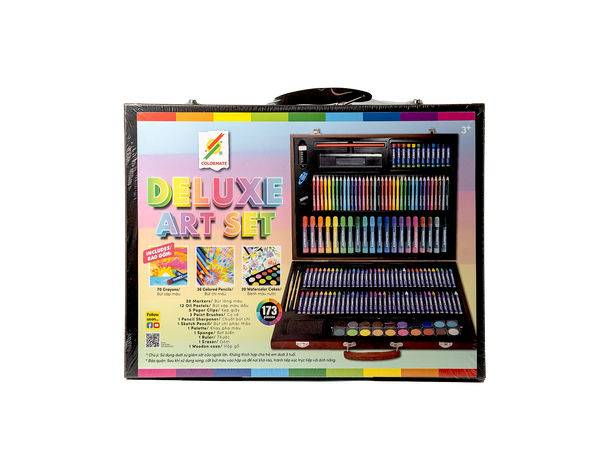  Bộ Màu Vẽ Hộp Gỗ Ms-173W-Colormate 