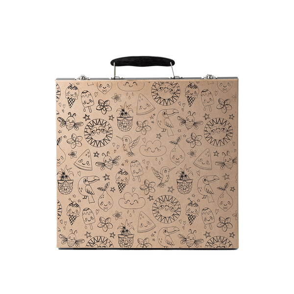  Bộ màu vẽ hộp gỗ cao cấp 33W 