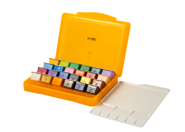  HIMI 24 Colors 30ml Gouache Paint Set Orange Packaging 