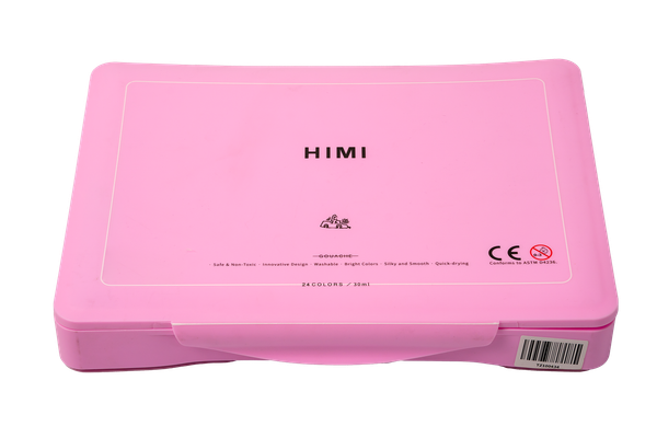  HIMI 24 Colors 30ml Gouache Paint Set Pink Packaging 