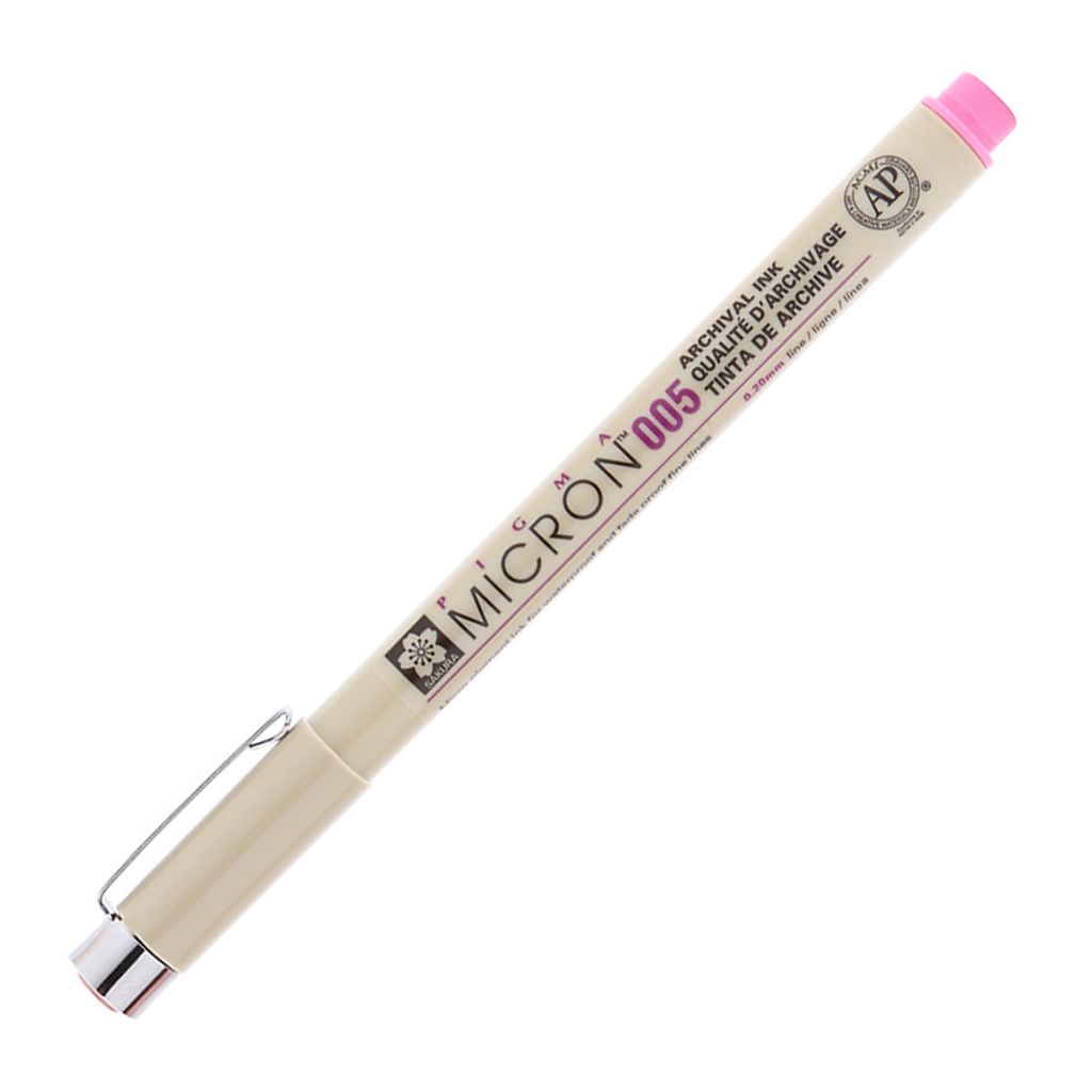 Bút kim vẽ kỹ thuật Pigma Micron 005, màu rose