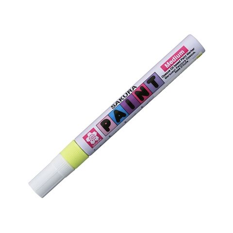 Bút lông Paint Marker, nét vừa, màu Vàng dạ quang