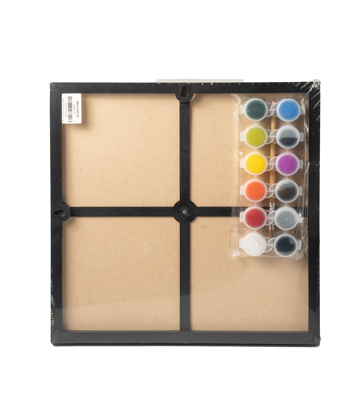  Khung tranh canvas MDF + paint pots 