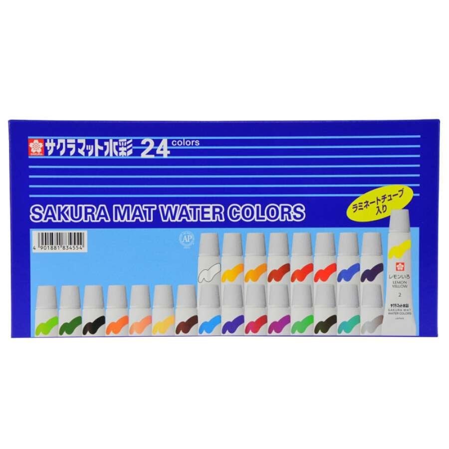  Màu nước Mat 5ML  bộ 24 màu 