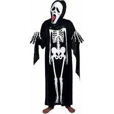  Trang phục hóa trang ma không mặt size S 100-120cm 