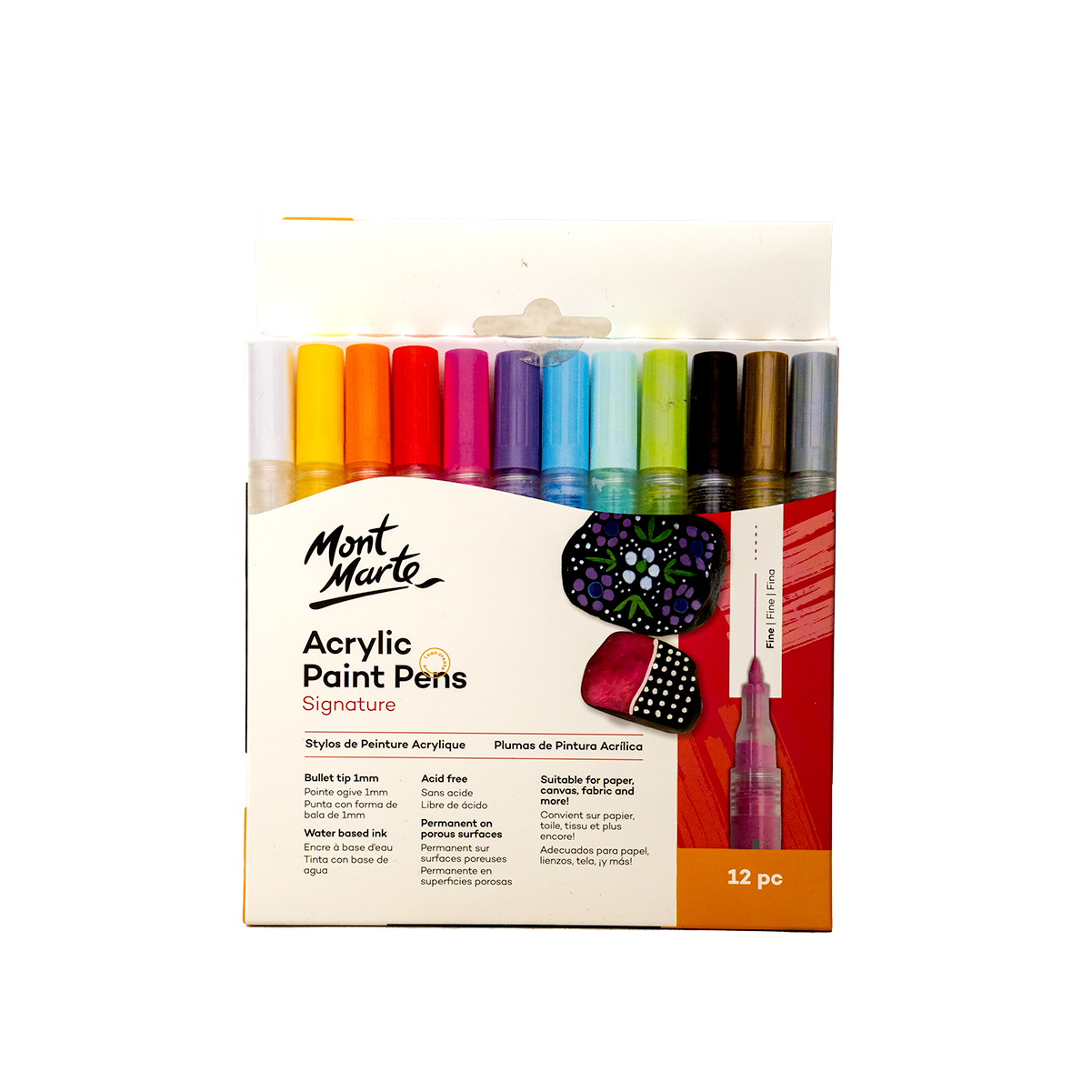  MM Acrylic Paint Pens Broad Tip 12pc 