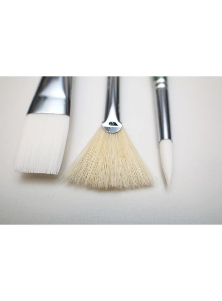  Bộ 3 Cây Cọ Vẽ Sơn Dầu 