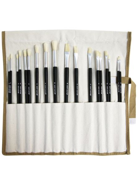  Bộ 18 Cây Cọ Vẽ Đựng Trong Túi Vải Cao Cấp 