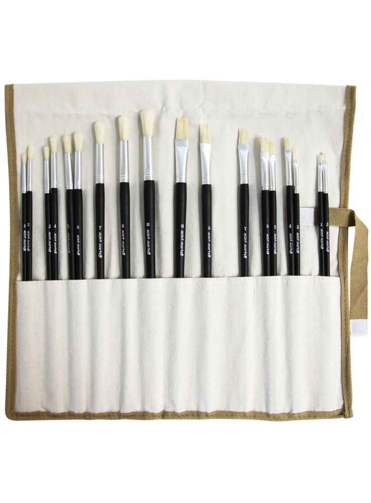  Bộ 18 Cây Cọ Vẽ Đựng Trong Túi Vải Cao Cấp 