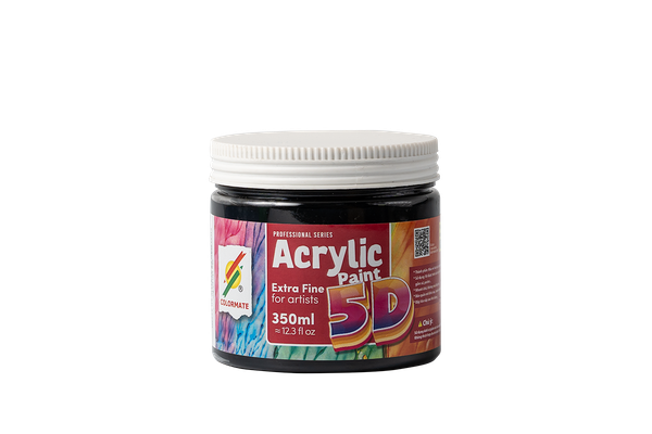  Chai màu vẽ Acrylic 5D 350ml-Colormate 