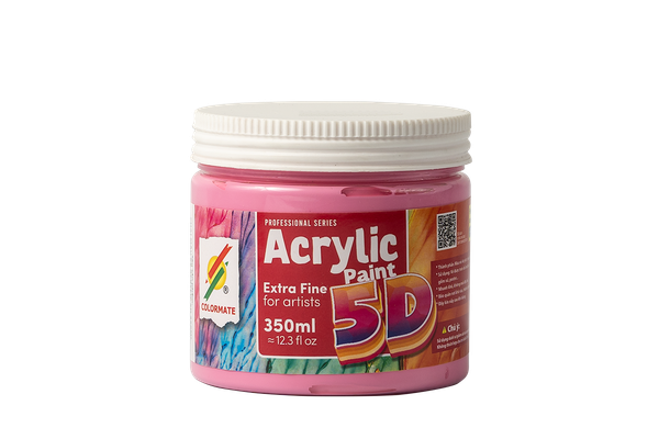  Chai màu vẽ Acrylic 5D 350ml-Colormate 