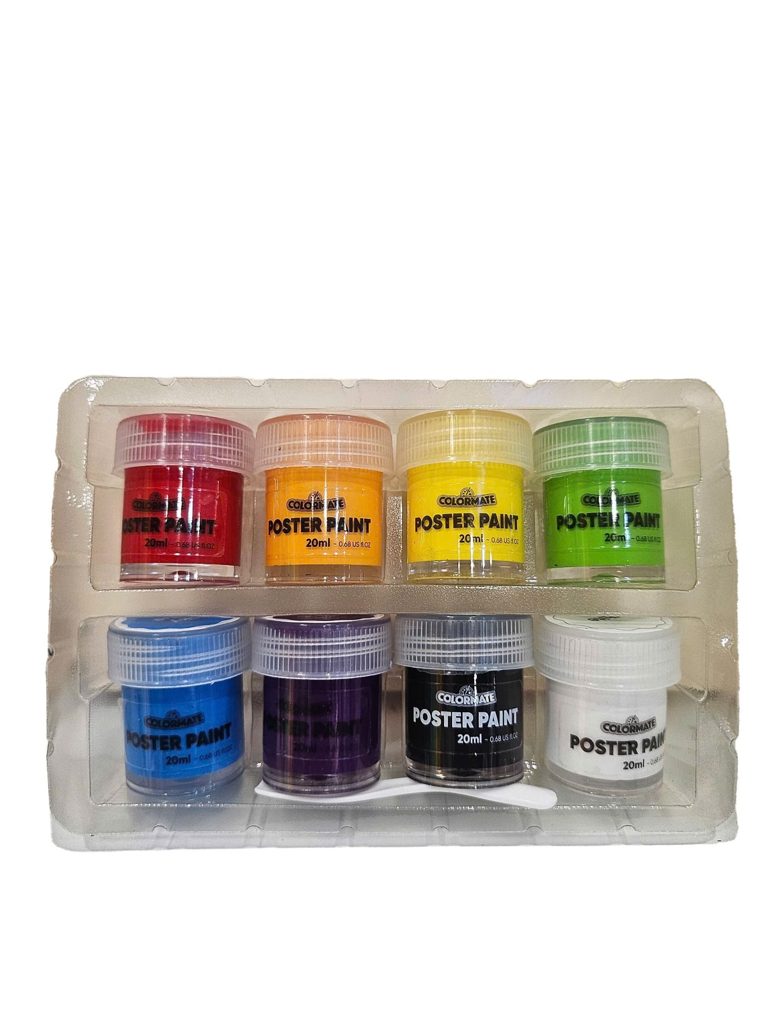  8 Chai màu vẽ Poster 20ml 