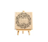  Mini Wood Canvas With Easel 11x11cm-Colormate 