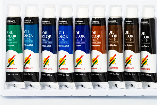  Hộp màu sơn dầu 18 tuýp (oil paint)-Colormate 