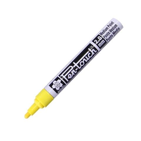 Bút lông Pen-touch nét vừa 2.0mm, màu Vàng